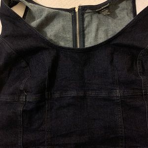 Denim Bra Vest Dark Wash 18/20